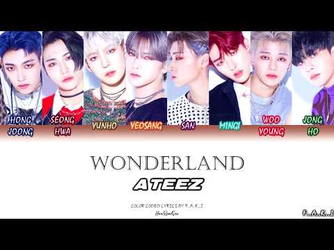 ATEEZ - WONDERLAND (COLOR CODED LYRICS HAN/ROM/GEO/가사)